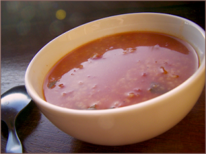 Chorba Hara Bi Keskou (Spicy Couscous Soup)